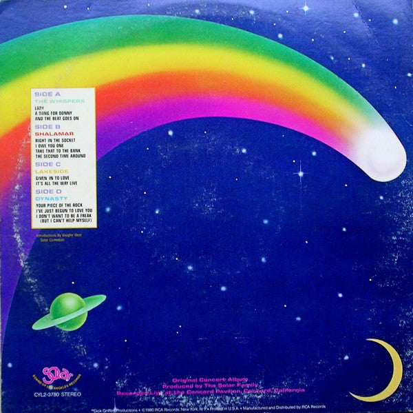 Various : Solar Galaxy Of Stars Live (2xLP, Comp, P/Mixed)