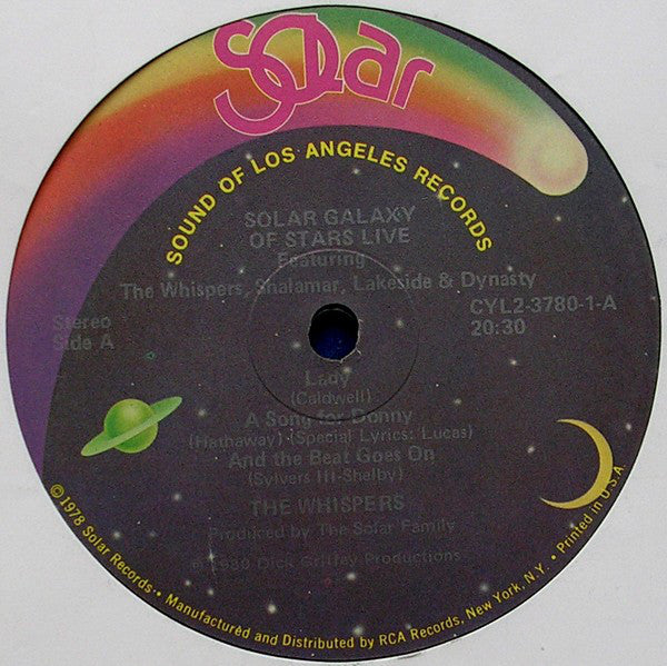 Various : Solar Galaxy Of Stars Live (2xLP, Comp, P/Mixed)