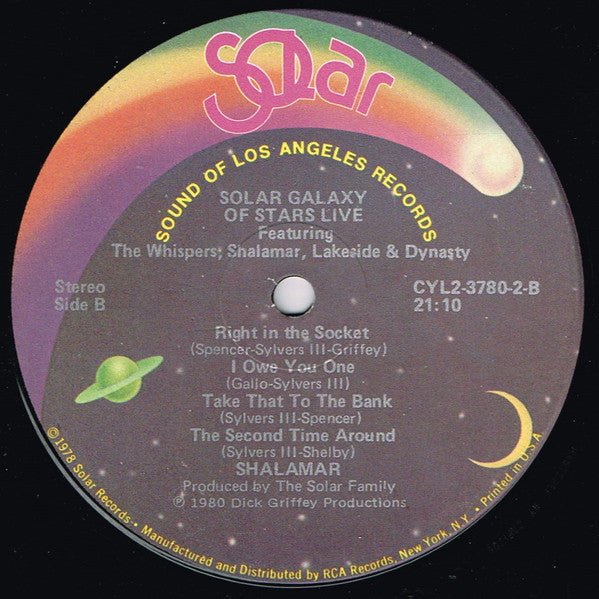 Various : Solar Galaxy Of Stars Live (2xLP, Comp, P/Mixed)