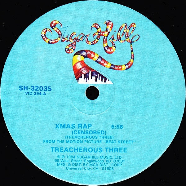 Treacherous Three - Xmas Rap (12")