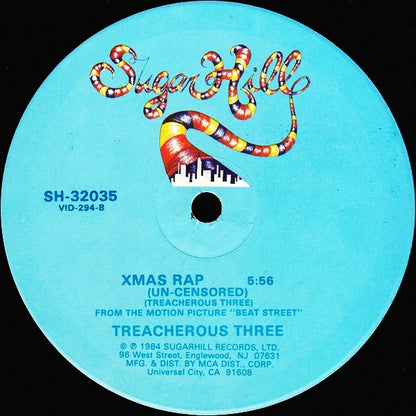 Treacherous Three - Xmas Rap (12")