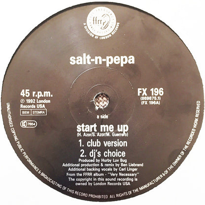 Salt 'N' Pepa : Start Me Up (12")