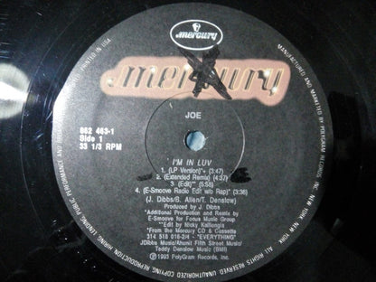 Joe : I'm In Luv (12", Single)
