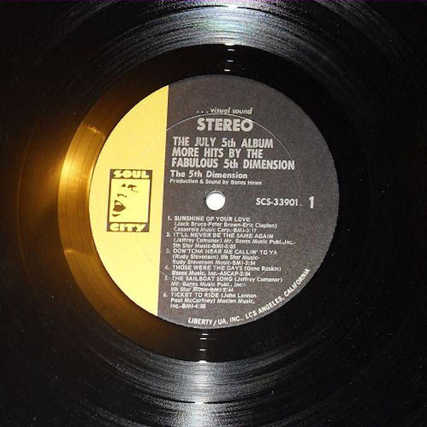 5th Dimension* - The July 5th Album - More Hits By The Fabulous 5th Dimension (LP, Comp, All)