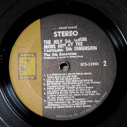 5th Dimension* - The July 5th Album - More Hits By The Fabulous 5th Dimension (LP, Comp, All)