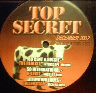 Various - Top Secret December 2002 (12", Comp)