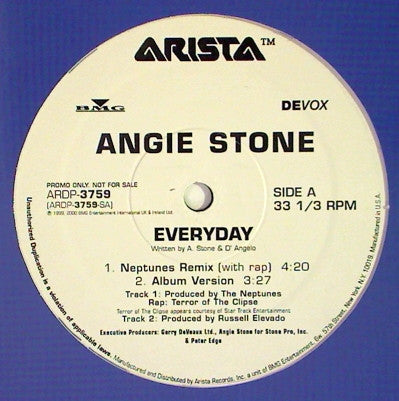 Angie Stone - Everyday (12", Promo)
