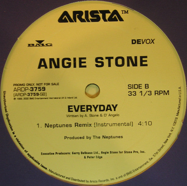 Angie Stone - Everyday (12", Promo)