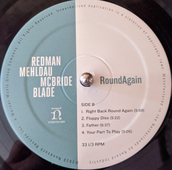 Redman*, Mehldau*, McBride*, Blade* : RoundAgain (LP, Album)
