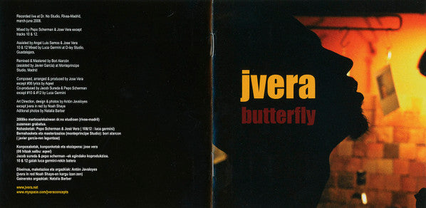 José Vera : Butterfly (CD, Album)