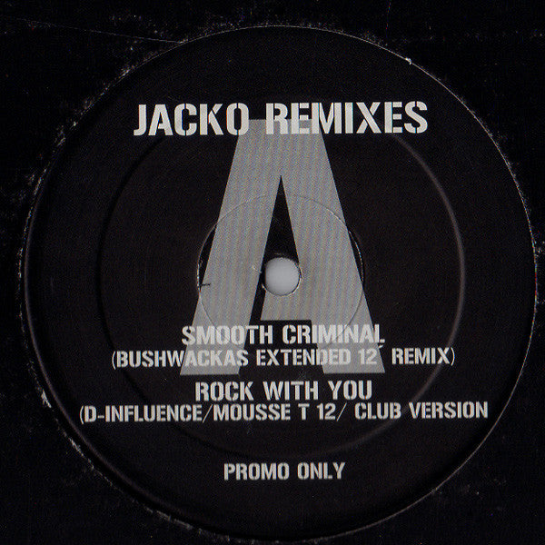 Michael Jackson : Jacko Remixes (12", Unofficial)