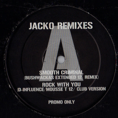 Michael Jackson : Jacko Remixes (12", Unofficial)