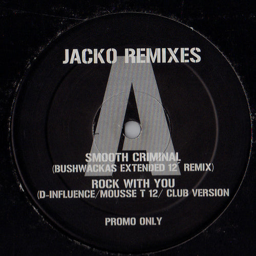 Michael Jackson : Jacko Remixes (12", Unofficial)