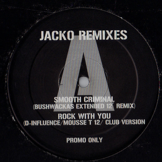 Michael Jackson : Jacko Remixes (12", Unofficial)