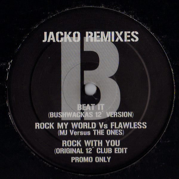 Michael Jackson : Jacko Remixes (12", Unofficial)