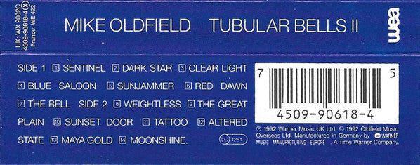 Mike Oldfield : Tubular Bells II (Cass, Album)