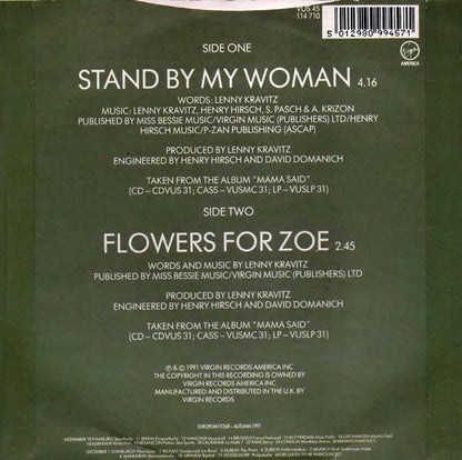 Lenny Kravitz : Stand By My Woman (7", Single)