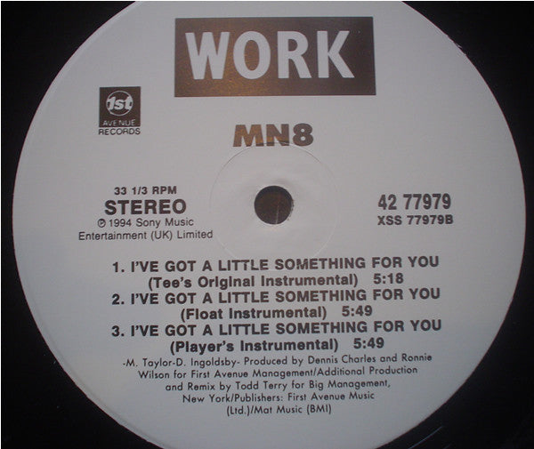 MN8 - I've Got A Little Something For You (12", Single)