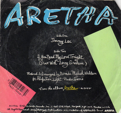 Aretha* : Jimmy Lee (7")