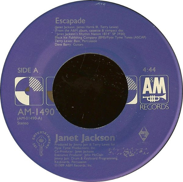 Janet Jackson : Escapade (7")