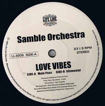 Samble Orchestra : Love Vibes (12")
