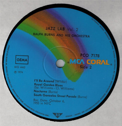 Ralph Burns And His Orchestra - Jazz Lab Vol.2 (LP, Album, Mono, RE)
