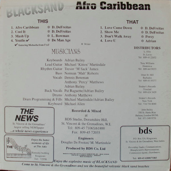 Blacksand (2) : Afro Caribbean (LP, Album)