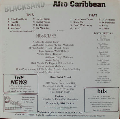 Blacksand (2) : Afro Caribbean (LP, Album)