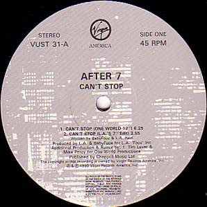 After 7 - Can't Stop (12")