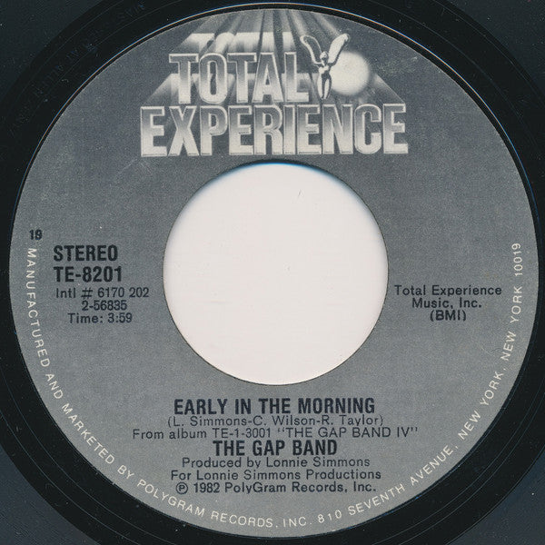 The Gap Band : Early In The Morning (7", Styrene, 19 )