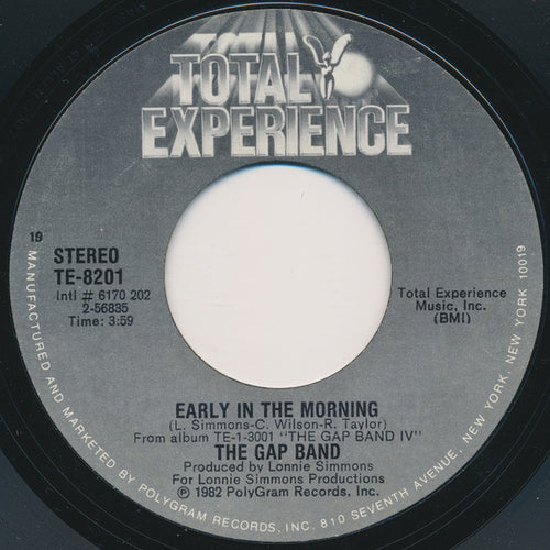 The Gap Band : Early In The Morning (7", Styrene, 19 )