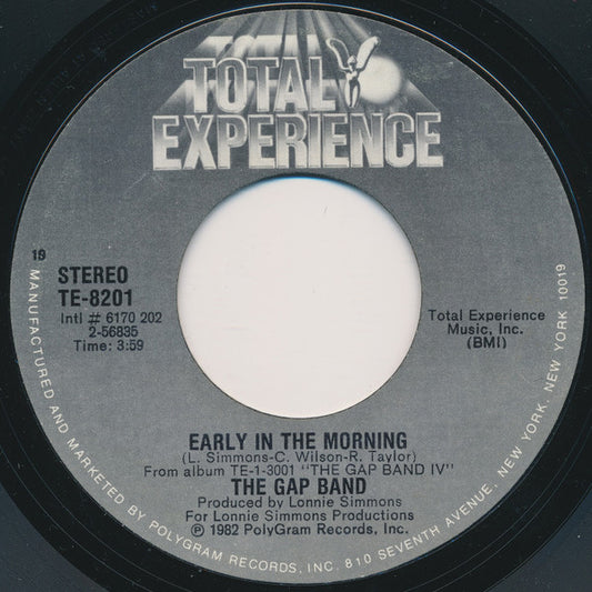 The Gap Band : Early In The Morning (7", Styrene, 19 )