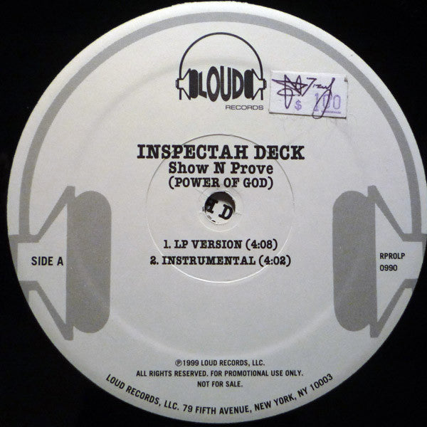 Inspectah Deck - Show N Prove (Power Of God) (12", Promo)