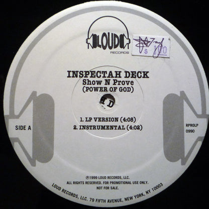 Inspectah Deck - Show N Prove (Power Of God) (12", Promo)