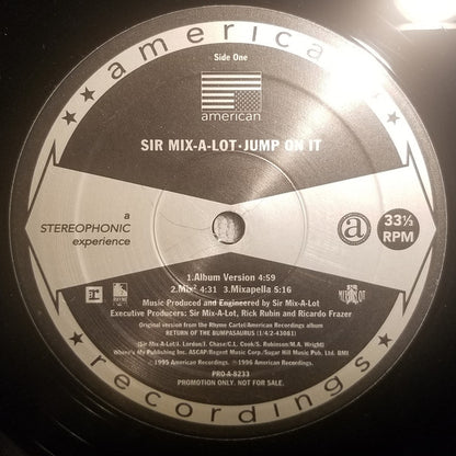 Sir Mix-A-Lot : Jump On It (12", Promo)