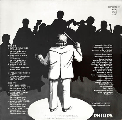 Love Unlimited Orchestra Arranged & Conducted By Barry White : Rhapsody In White (LP, Album)