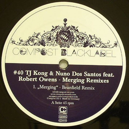 TJ Kong & Nuno Dos Santos Feat. Robert Owens - Merging Remixes (12")
