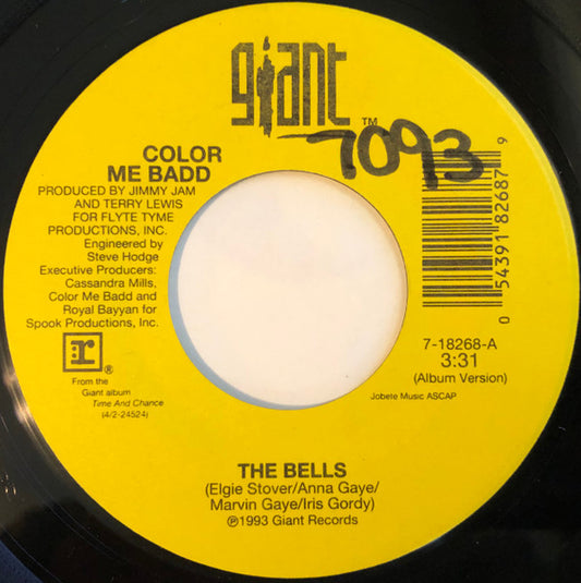 Color Me Badd : The Bells (7", Single)