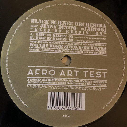 Black Science Orchestra : Keep On Keepin' On (12")