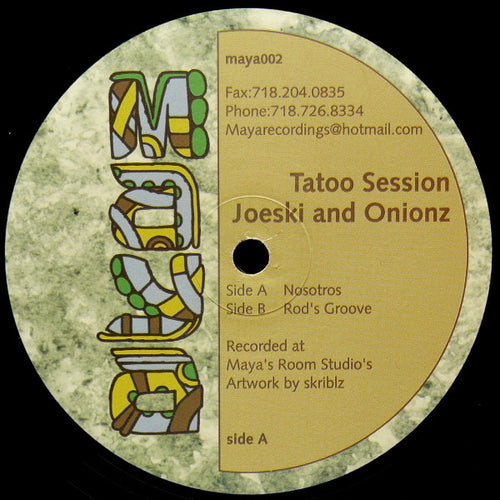 Joeski And Onionz - Tatoo Session (12")