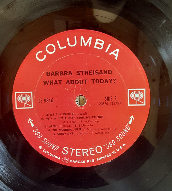Barbra Streisand : What About Today? (LP, Album, San)