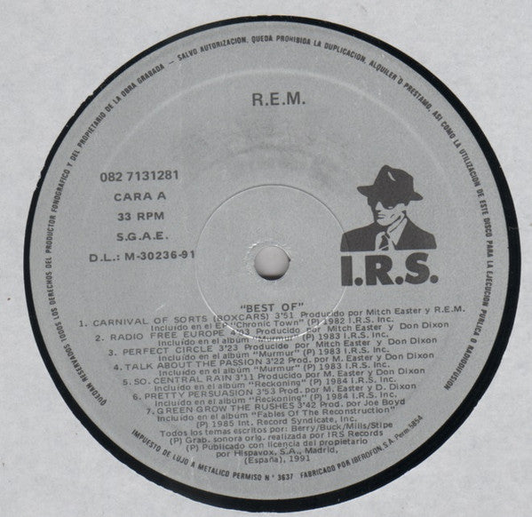 R.E.M. - The Best Of R.E.M. (LP, Comp)
