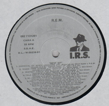 R.E.M. - The Best Of R.E.M. (LP, Comp)