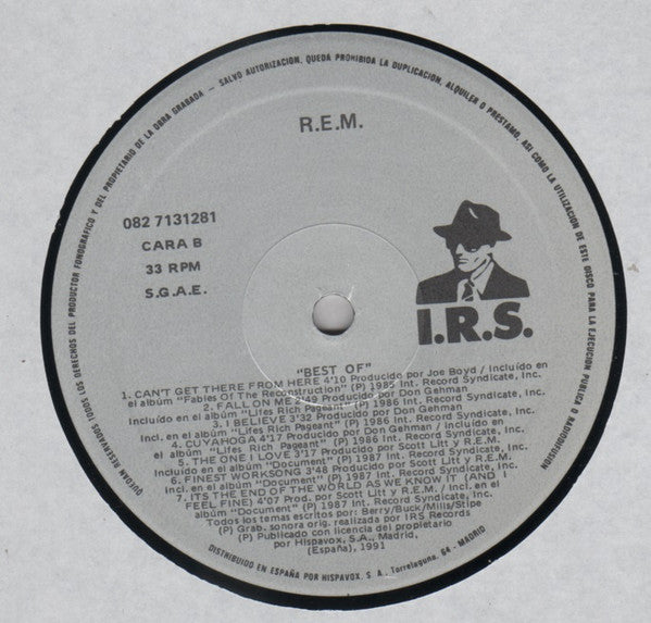 R.E.M. - The Best Of R.E.M. (LP, Comp)