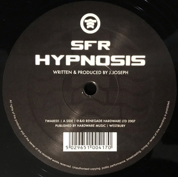 SFR  - Hypnosis / Rebound (12")