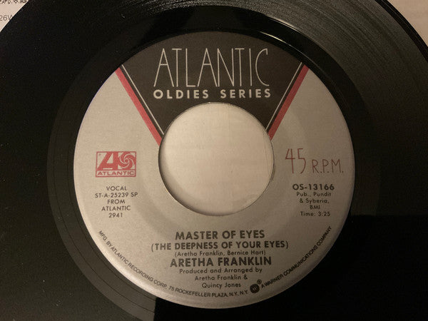 Aretha Franklin : Angel / Master Of Eyes (7", Single, RE, Sil)