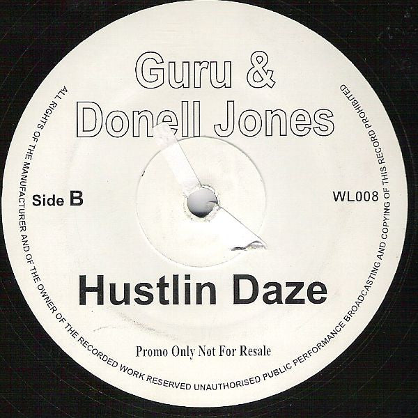 Donell Jones & Guru : Take It There / Hustlin Daze (12", Unofficial)