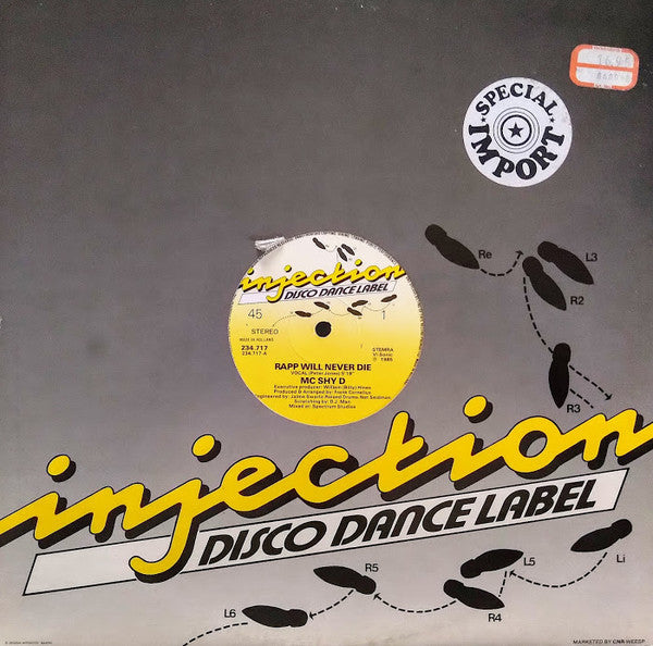 MC Shy D - Rapp Will Never Die (12", Gen)