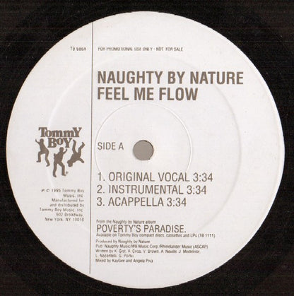 Naughty By Nature - Feel Me Flow / Craziest (12", Promo)