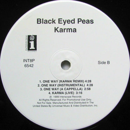 Black Eyed Peas : Karma (12", Promo)